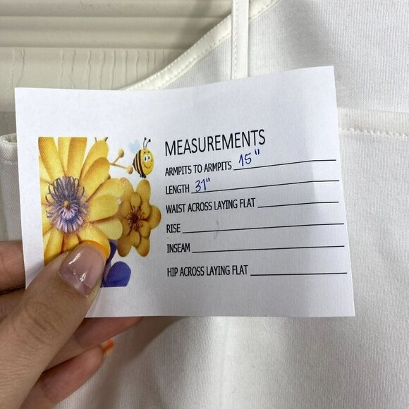 2/$30 ZARA Osyter White Strappy Women Medium Mini Dress Square Neck Flared Hem - Picture 10 of 11